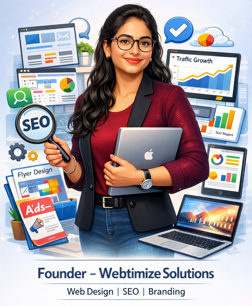 Swati Savita – Founder of Webtimize Solutions, Website Designing Company in Lucknow