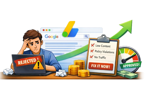 Google AdSense Rejection Reasons