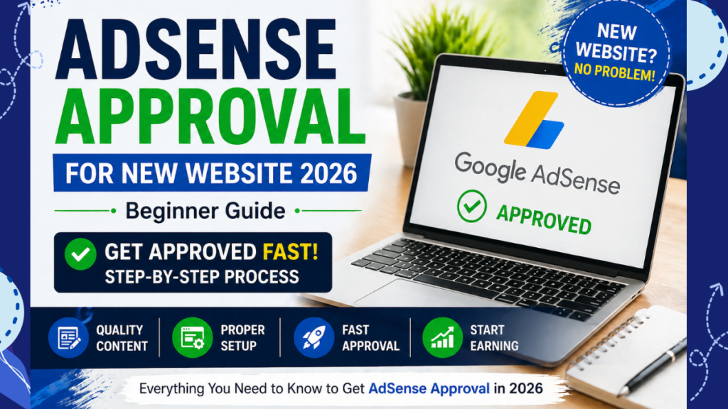 adsense approval for new website 2026 beginner guide