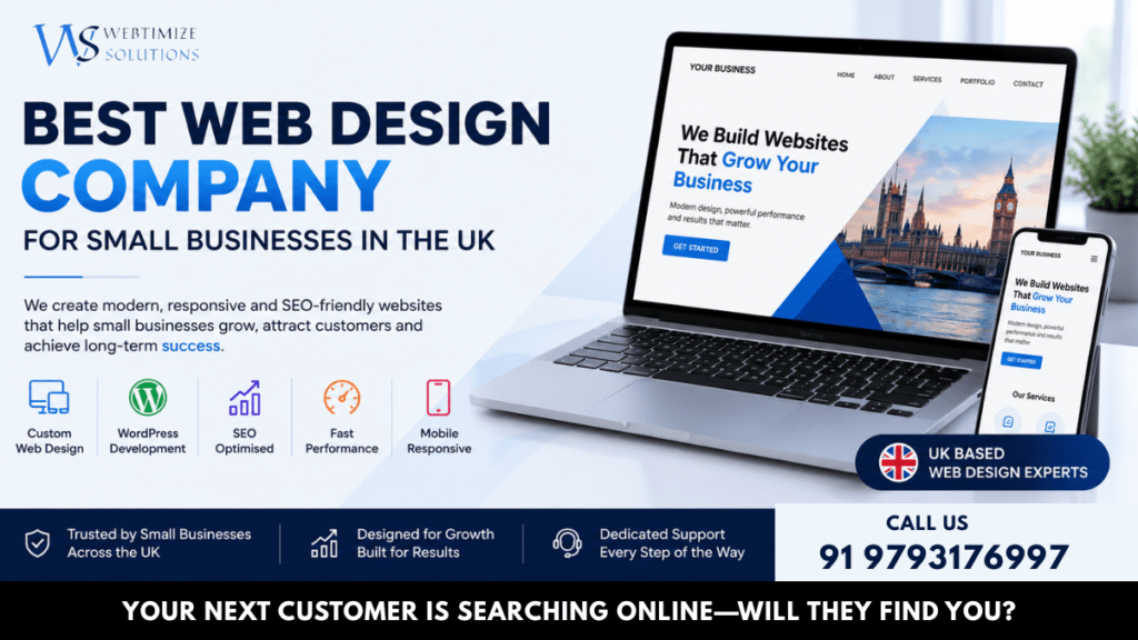 Best Web Design Company for Small Businesses in the UK (2026 Guide)