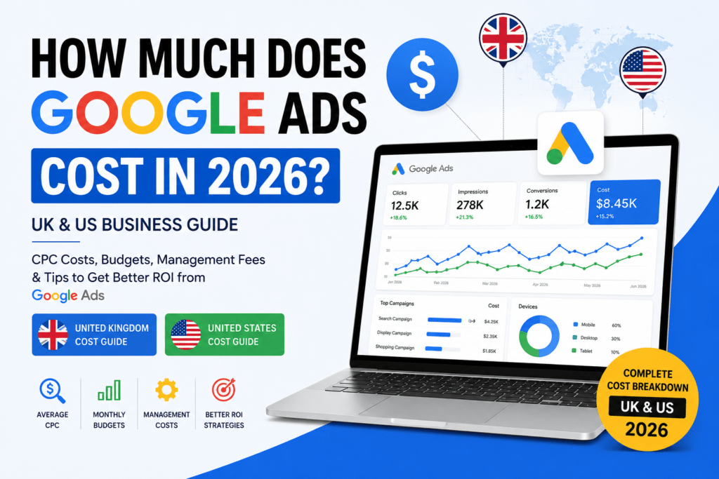 How Much Does Google Ads Cost in 2026? UK and US Business Guide